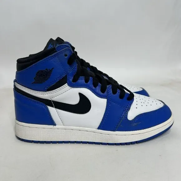 Nike Shoes Air Jordan 1 Retro High OG BG “Game Royal” 2024 - Picture 4 of 11